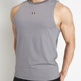 Yaakov Men Sleevesless Top (Grey)