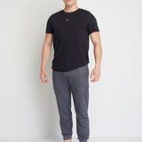 Jensen Men Short Sleeves Top (Black)