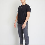 Jensen Men Short Sleeves Top (Black)