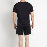 Hayes Men Short Sleeves Top (Black)