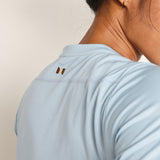 Cael Mens Short Sleeves Top (Light Blue)