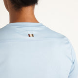 Cael Mens Short Sleeves Top (Light Blue)