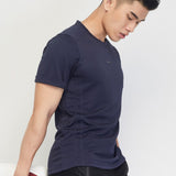Cael Mens Short Sleeves Top (Navy)