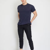 Cael Mens Short Sleeves Top (Navy)