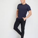 Cael Mens Short Sleeves Top (Navy)