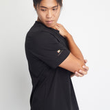 Laszlo Men Short Sleeves Top (Black)