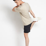 Laszlo Men Short Sleeves Top (Khaki)