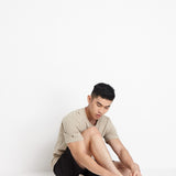 Laszlo Men Short Sleeves Top (Khaki)