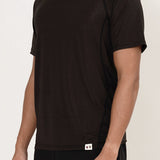 Keegan Short Sleeve Running Top (Black)