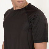 Keegan Short Sleeve Running Top (Black)