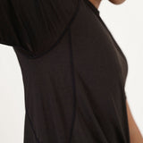 Keegan Short Sleeve Running Top (Black)