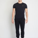 Gavyn Short Sleeve Running Top (Black)