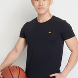 Gavyn Short Sleeve Running Top (Black)