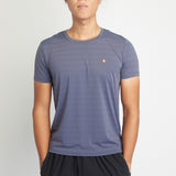 Gavyn Short Sleeve Running Top (Grey)