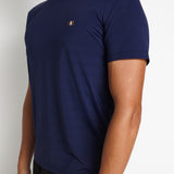 Gavyn Short Sleeve Running Top (Navy)