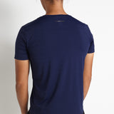 Gavyn Short Sleeve Running Top (Navy)