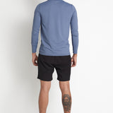 Arlo Men Long Sleeves Top (Midnight Blue)