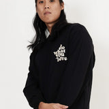 Do What You Love! Long Sleeve Jumper (Black)
