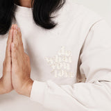 Do What You Love! Long Sleeve Jumper (Almond)