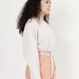 Bad Babes Club! Crop Top (Almond)