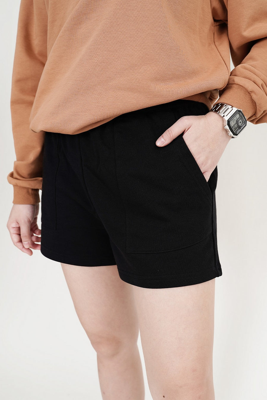 Tayte Sweat Shorts (Black)