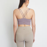 Lydia Women Sports Bra (Dark Violet)
