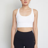 Kaylee Women Sports Bra (White)