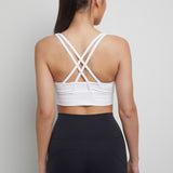 Kaylee Women Sports Bra (White)