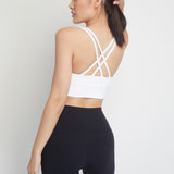 Kaylee Women Sports Bra (White)