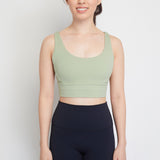 Kaylee Women Sports Bra (Light Green)