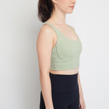 Kaylee Women Sports Bra (Light Green)
