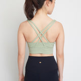 Kaylee Women Sports Bra (Light Green)
