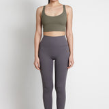 Emory Women Sports Bra (Dark Olive Green)