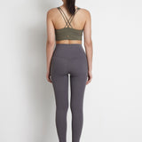 Emory Women Sports Bra (Dark Olive Green)