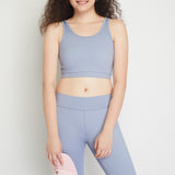 Leilanne Women Sport Bra (Sky Blue)