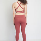 Odelya Women Full Length Legging (Crimson)