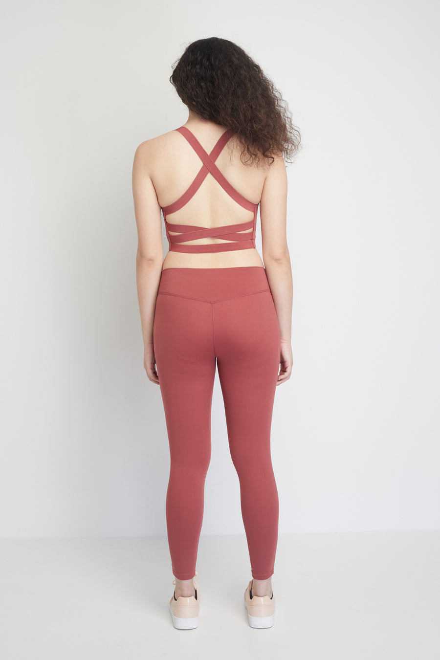 Odelya Women Full Length Legging (Crimson)