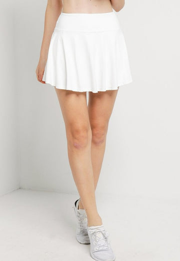Vigour Tennis Skirt (White)