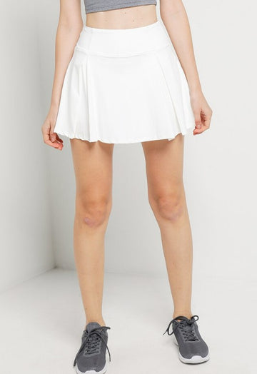 Agility Tennis Skirt (White)