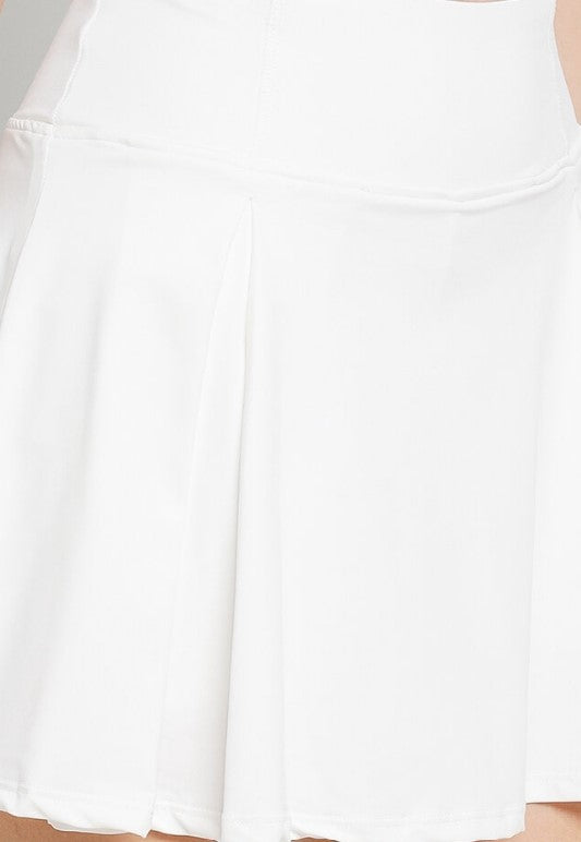 Agility Tennis Skirt (White)