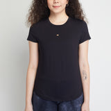 Saylor Women Short Sleeves Top (Black)