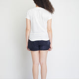 Saylor Women Short Sleeves Top (White)