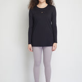 Tamyra Women Long Sleeves Top (Black)