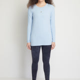 Tamyra Women Long Sleeves Top (Light Blue)