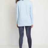 Tamyra Women Long Sleeves Top (Light Blue)