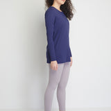 Tamyra Women Long Sleeves Top (Navy)