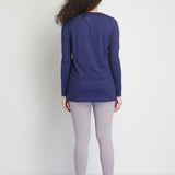 Tamyra Women Long Sleeves Top (Navy)