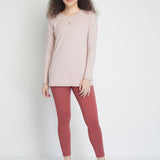 Tamyra Women Long Sleeves Top (Pink)
