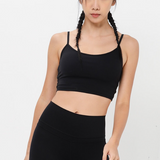 Selene Women Crop Tank (Black)