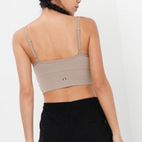 Selene Women Crop Tank (Khaki)